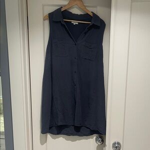 Z Supply Sleeveless Dark Blue Dress